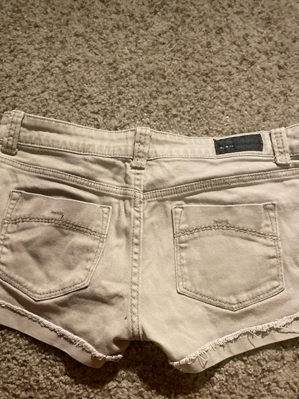 Light Beige Denim Cutoff Shorts womens size 7